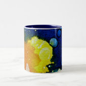 Death Polychromoptic by Michael Moffa Tweekleurige Koffiemok (Center)