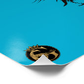 Death Punk hipster G-skulls Perfect Poster (Hoek)