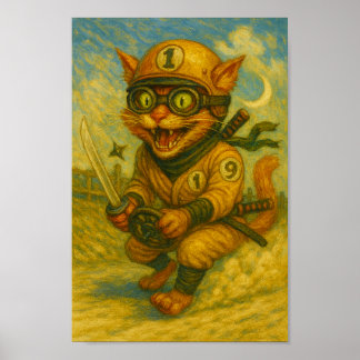 Death race kitty poster