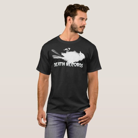Death Records Label Classic T-Shirt (Voorkant volledig)