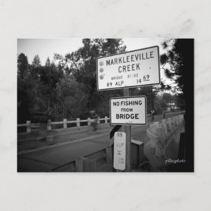 Death Riders cross Markleeville Creek Briefkaart