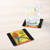 Death Rides de Night westerne boekomslag Kartonnen Onderzetters (Insitu)