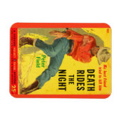 Death Rides de Night westerne boekomslag Magneet (Horizontaal)