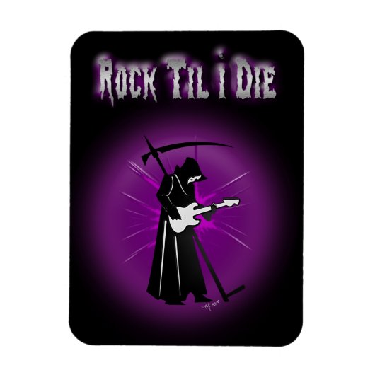 Death & Rock 'n' Roll Magneet (Verticaal)
