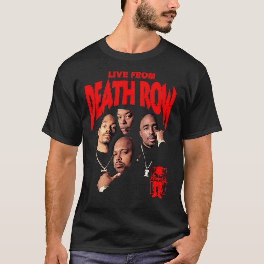 Death Row Records Snoop Dogg Classic T-Shirt (Voorkant)