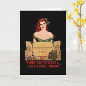 Death Saving Throw Kaart (Gele Bloem)