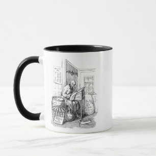 Death Skeleton Writing List Macabre Horror Art Mok