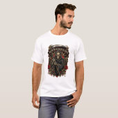 Death Slaapt Nooit Lange Mouw T-shirt (Voorkant volledig)
