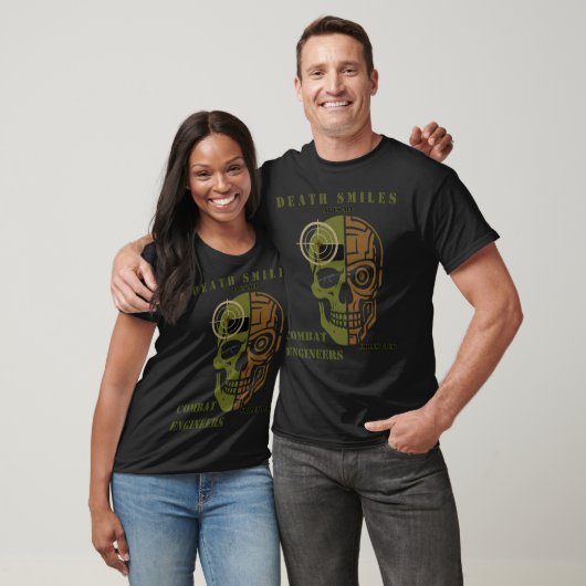 Death Smiles Combat Engineer Skull Shirt (Unisex)