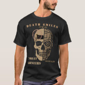 Death Smiles Combat Engineer Skull Shirt (Voorkant)