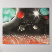 "Death Star" / Artist: Ben Anders Poster (Voorkant)