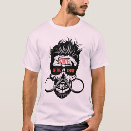 Death state beard hipster barbe moust t-shirt