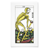 Death Tarot Card Foto Afdruk (Voorkant)