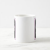 Death Tarot Card Pink and Black Witchy Celestial Koffiemok (Center)