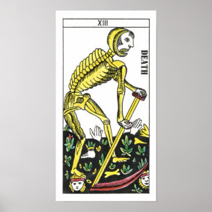 Death Tarot Card Poster