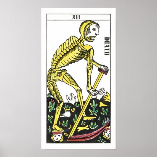 Death Tarot Card Poster (Voorkant)