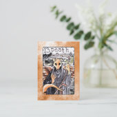 Death Tarot Card Visitekaartje (Staand voorkant)