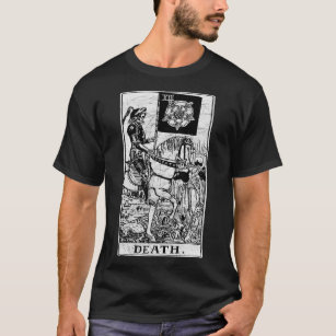 Death Tarot Kaart - Major Arcana - fortuin vertell T-shirt