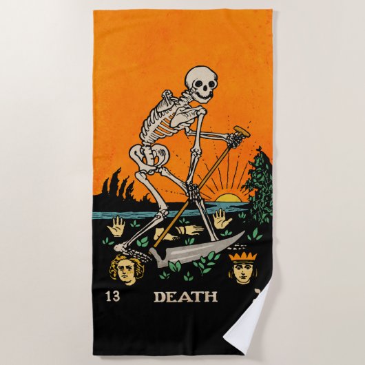 Death Tarot Strandlaken (Voorkant)