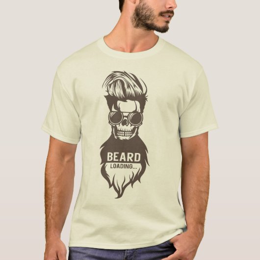 Death Tate of hipster citbarbu beard loading T-shirt (Voorkant)