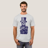 Death Tate of hipster citlife beard Bar T-shirt (Voorkant volledig)