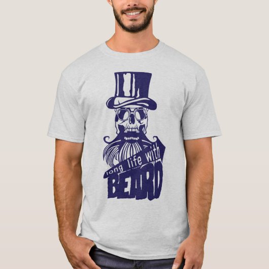 Death Tate of hipster citlife beard Bar T-shirt (Voorkant)