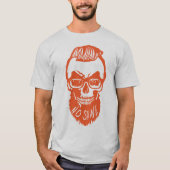 Death Tate of hipster citno shave barbe coiff T-shirt (Voorkant)