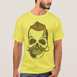 Death Tate of hipster cokapure punk mustache 2211 T-shirt