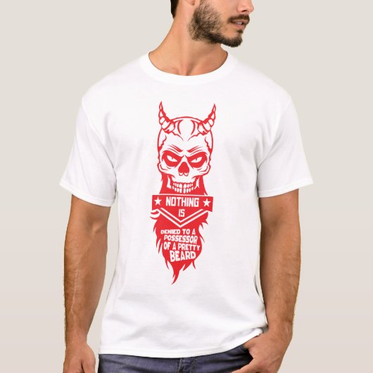 Death Tate of Hipster: Duivelsbeard 2 T-shirt (Voorkant)