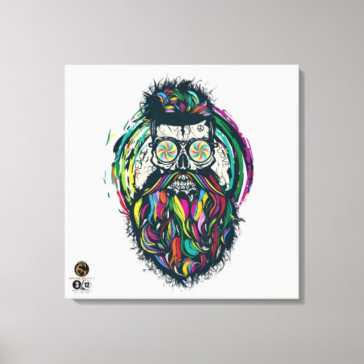 Death Tete G-Skulls Renegade series 3 of 12 Canvas Afdruk (Voorkant)