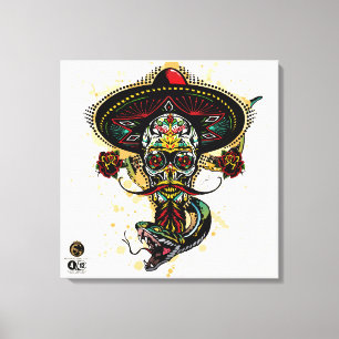 Death Tete G-Skulls Renegade series 4 of 12 Canvas Afdruk