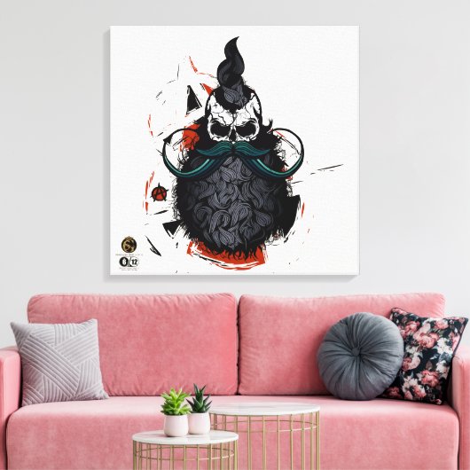 Death Tete G-Skulls Renegade series 6 of 12 Canvas Afdruk (Insitu (Woonkamer))