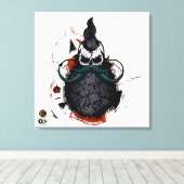 Death Tete G-Skulls Renegade series 6 of 12 Canvas Afdruk (Insitu (Houten vloer))