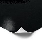 Death Tete Hipster crane 3 diables Perfect Poster (Hoek)