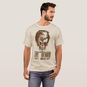 Death Thipster beard miss kapsel T-shirt (Voorkant volledig)