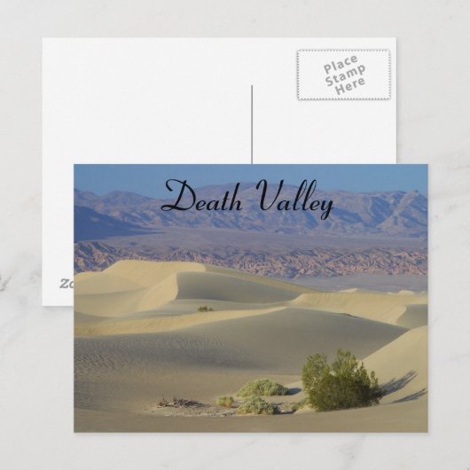 Death Valley Briefkaart (Voorkant / Achterkant)