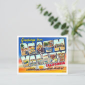 Death Valley, California  Big Letters Briefkaart (Staand voorkant)