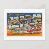 Death Valley California CA Large Letter Briefkaart (Voorkant)