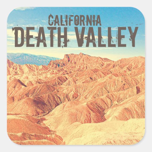 Death Valley California Desert sticker (Voorkant)