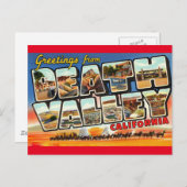 Death Valley California  Greeting Briefkaart (Voorkant / Achterkant)