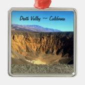 Death Valley California Kerstmis Metalen Ornament (Voorkant)