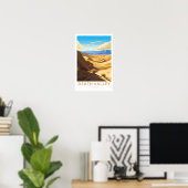 Death Valley California Travel Print (Thuiskantoor)