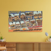 Death Valley, Californië - grote Letter-scènes Canvas Afdruk (Insitu (Woonkamer))