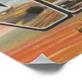 Death Valley, Californië - grote Letter-scènes Poster (Hoek)