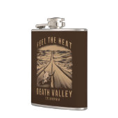 Death Valley Californië voelt de hitte Heupfles (Links)