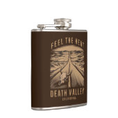 Death Valley Californië voelt de hitte Heupfles (Rechts)