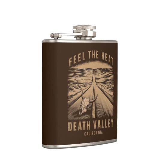 Death Valley Californië voelt de hitte Heupfles (Rechts)