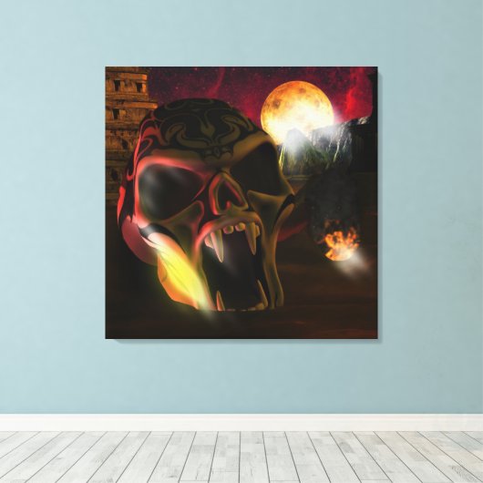 Death Valley Canvas Afdruk (Insitu (Houten vloer))