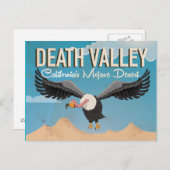 Death Valley Cartoon vintage-poster Briefkaart (Voorkant / Achterkant)
