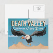 Death Valley Cartoon vintage reisposter Briefkaart (Voorkant / Achterkant)